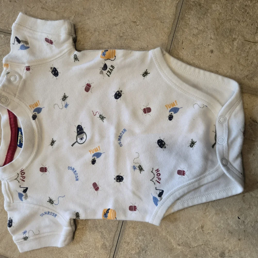 Y2k Oshkosh Infant Bug Print Bodysuit